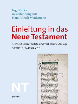 cover image of Einleitung in das Neue Testament